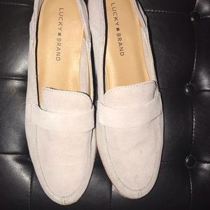 Lucky brand suede loafers